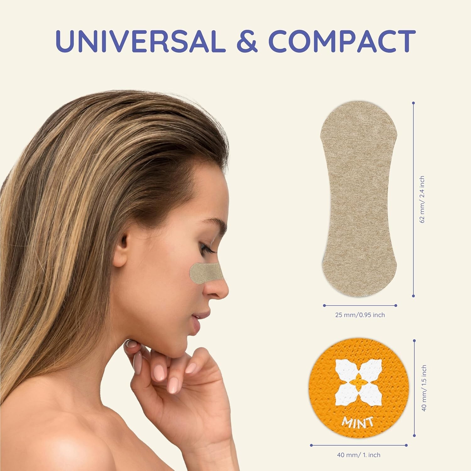 Nasal Strips – Anti Snore, Open Nose Instantly and for Clear Breathing- 40 Packs