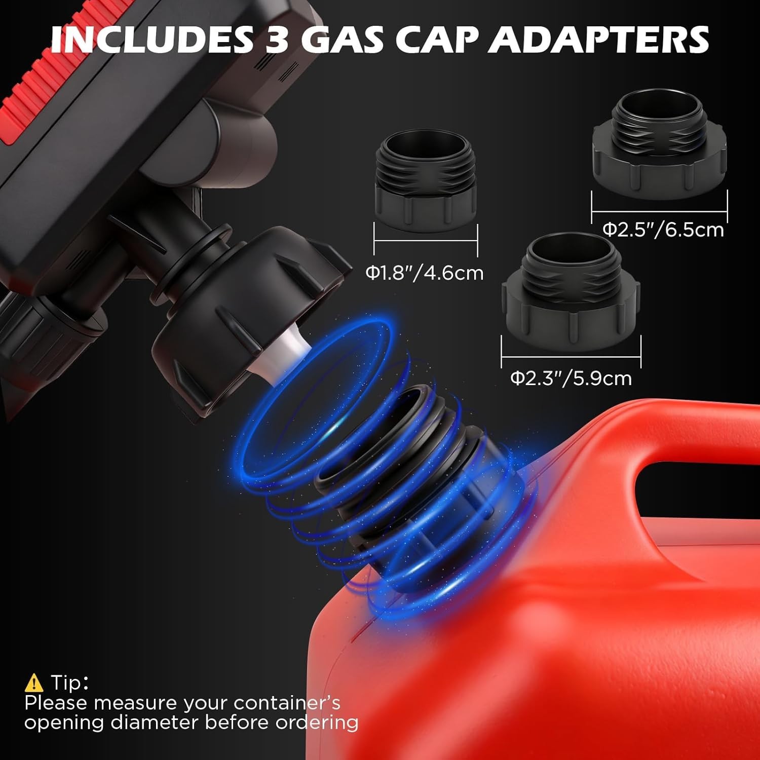 Automatic Fuel Transfer Pump with Auto-Stop Sensor(3.2 GPM), Battery...