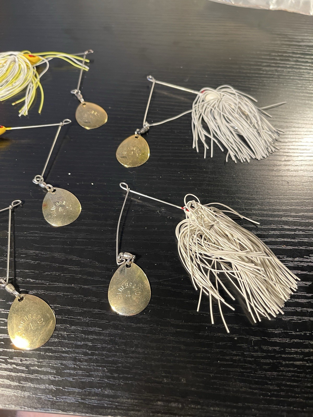 Lot of 5 #4 Hildebrandt Fishing Lures Spinnerbait See Photos Vintage Used