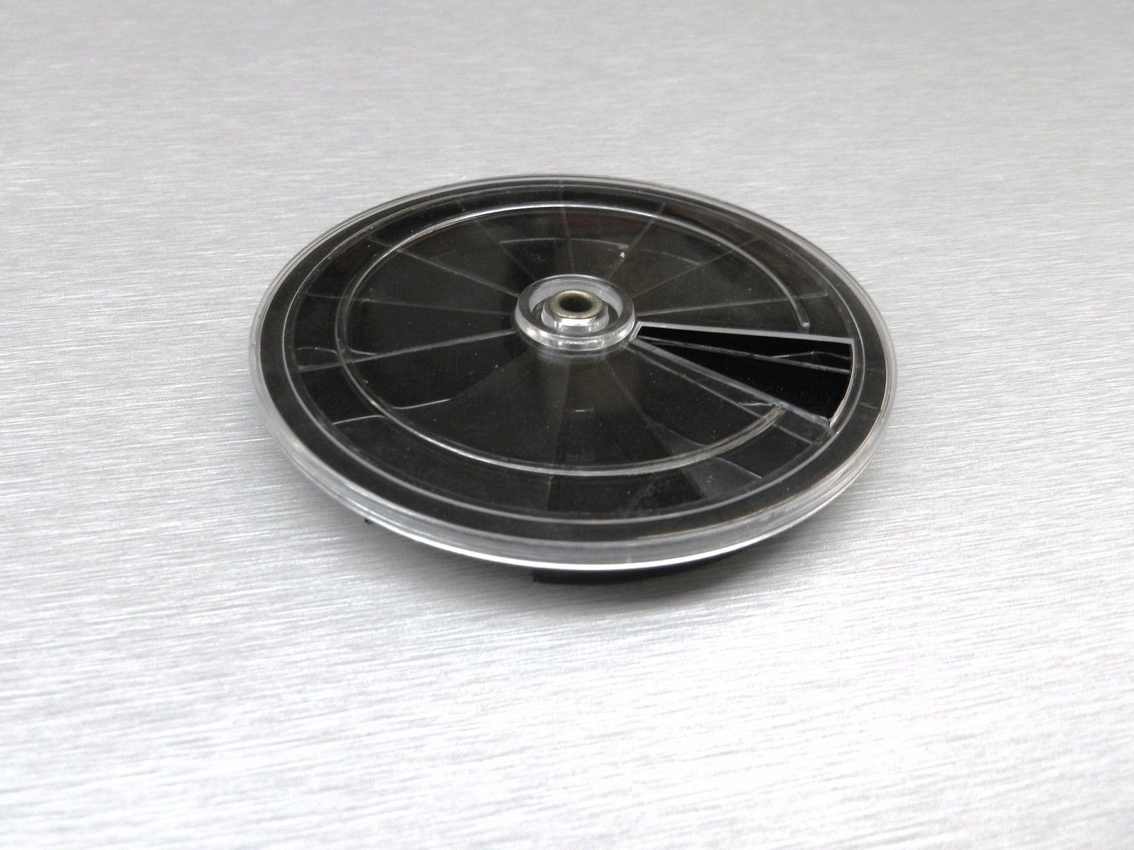 Revolving Tray Round Plastic Storage Container 12 Sections 3-5/16" Small Parts