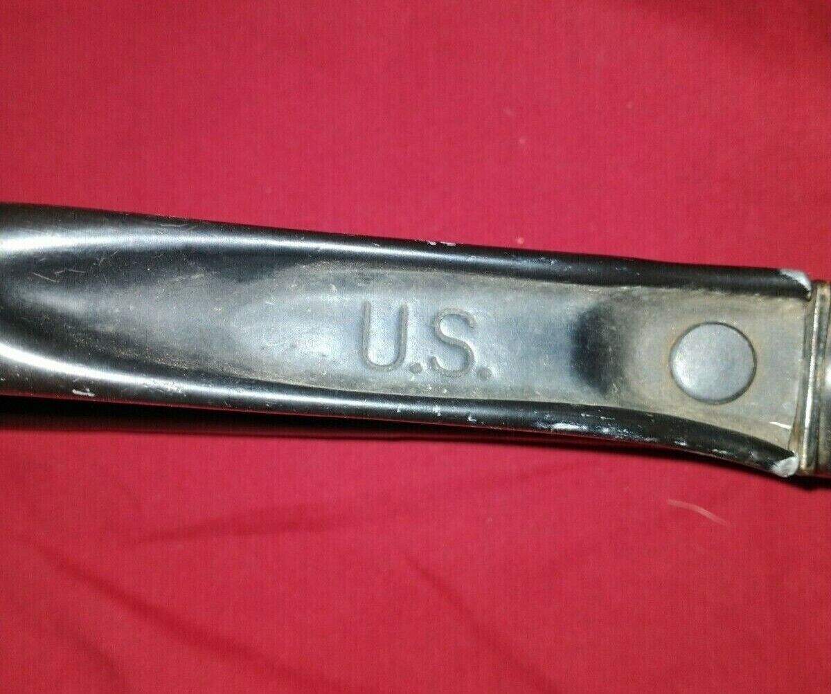 AMES US Military E TOOL ENTRENCHING TOOL SHOVEL & ACU COVER CASE POUCH VGC