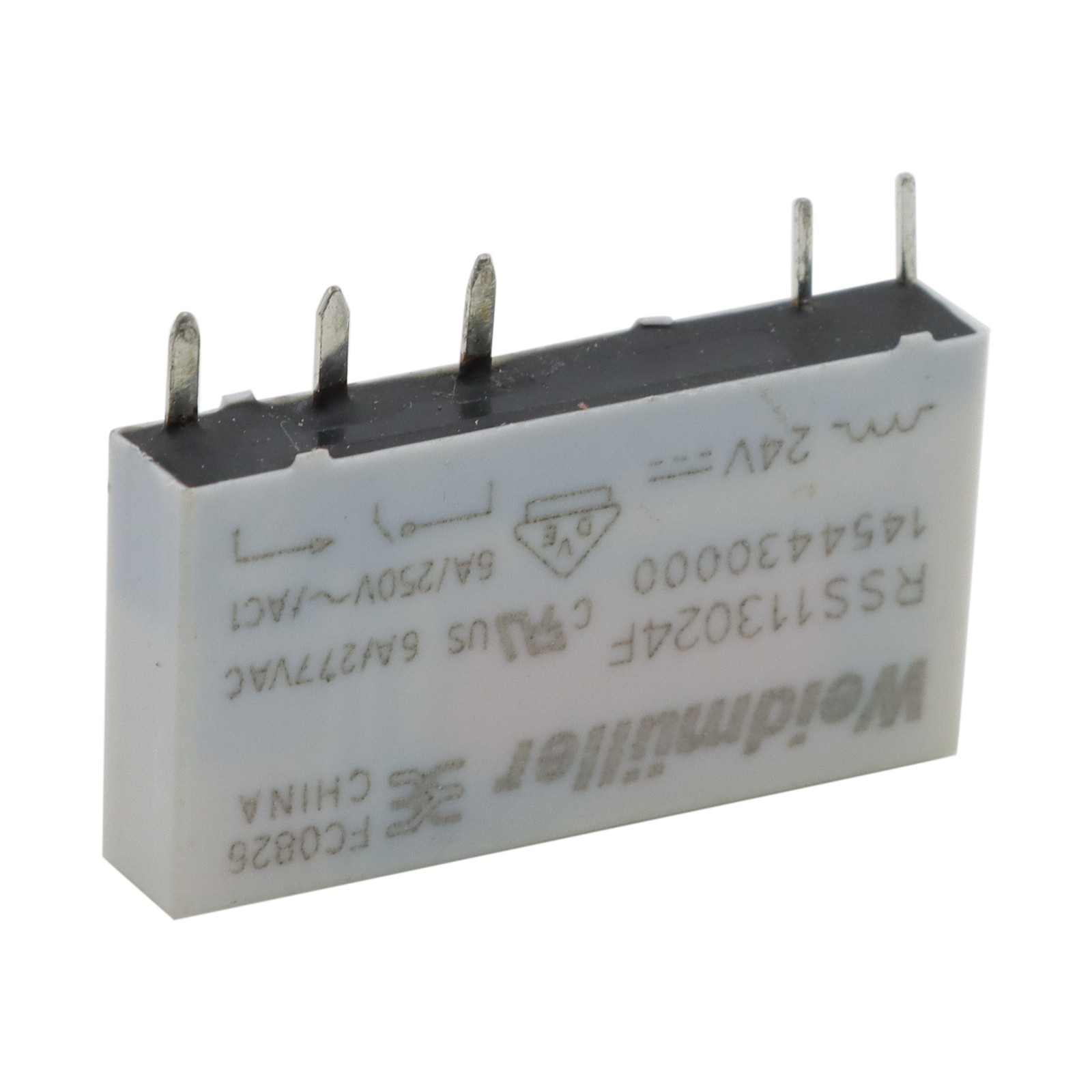 Lots of Power Relay For Weidmuller RSS113024 4060120000 24VDC 277VAC 6A 5-Pins