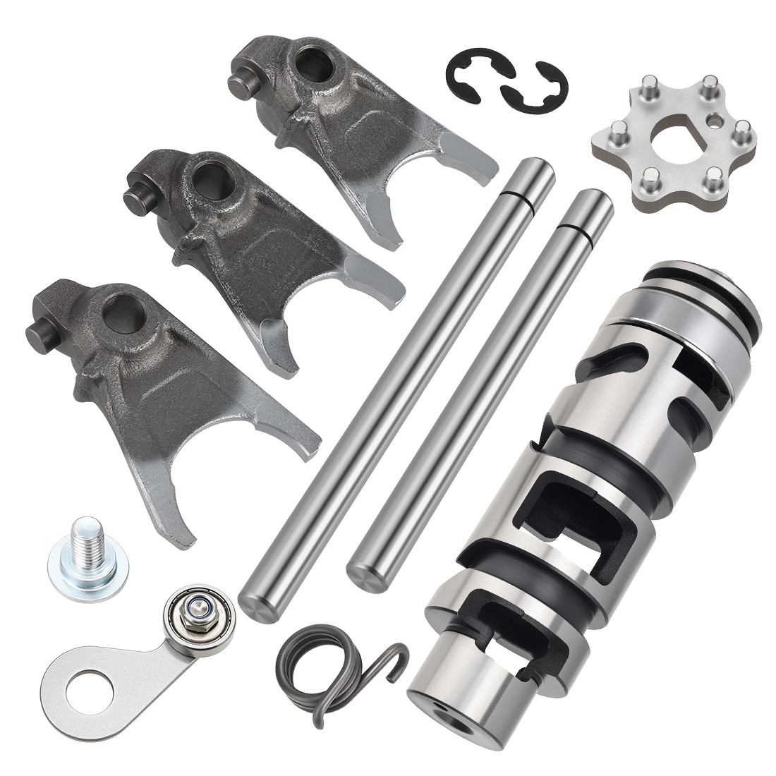 Shift Cam & Forks Cam Shifting Transmission For Yamaha Banshee 350 YFZ350 87-06