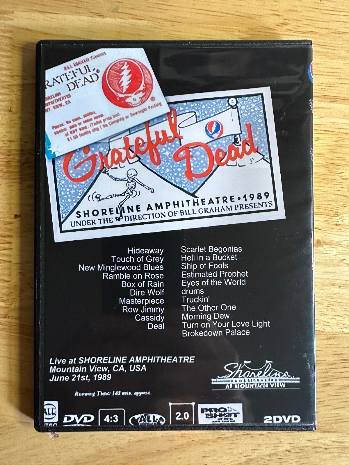 The Grateful Dead - summer solstice 1989 Live DVD Jerry Garcia Bob Weir Lesh