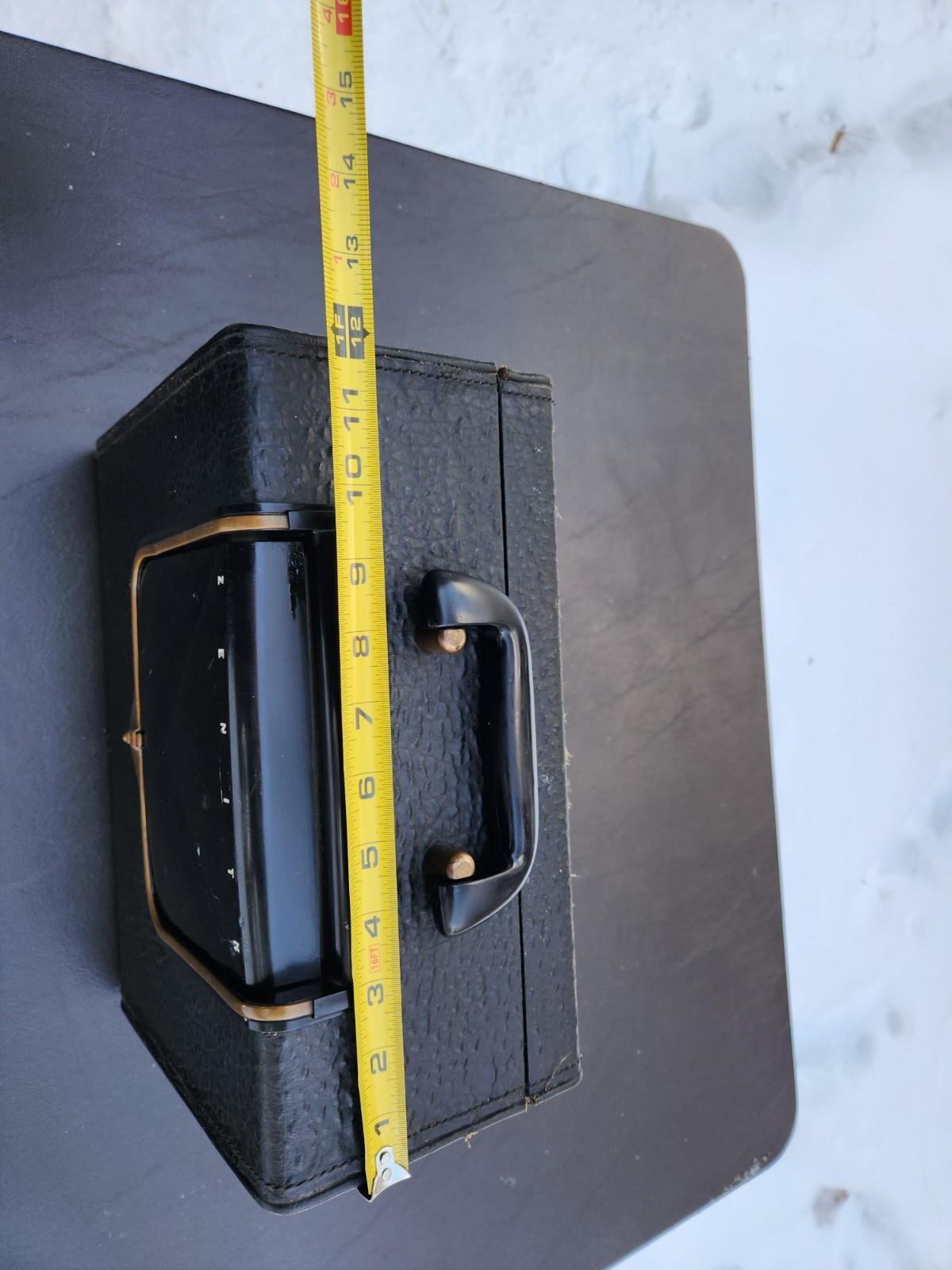 Mid-Century ZEINTH Portable RADIO ~ Model G503 ~ Black ~ 1950