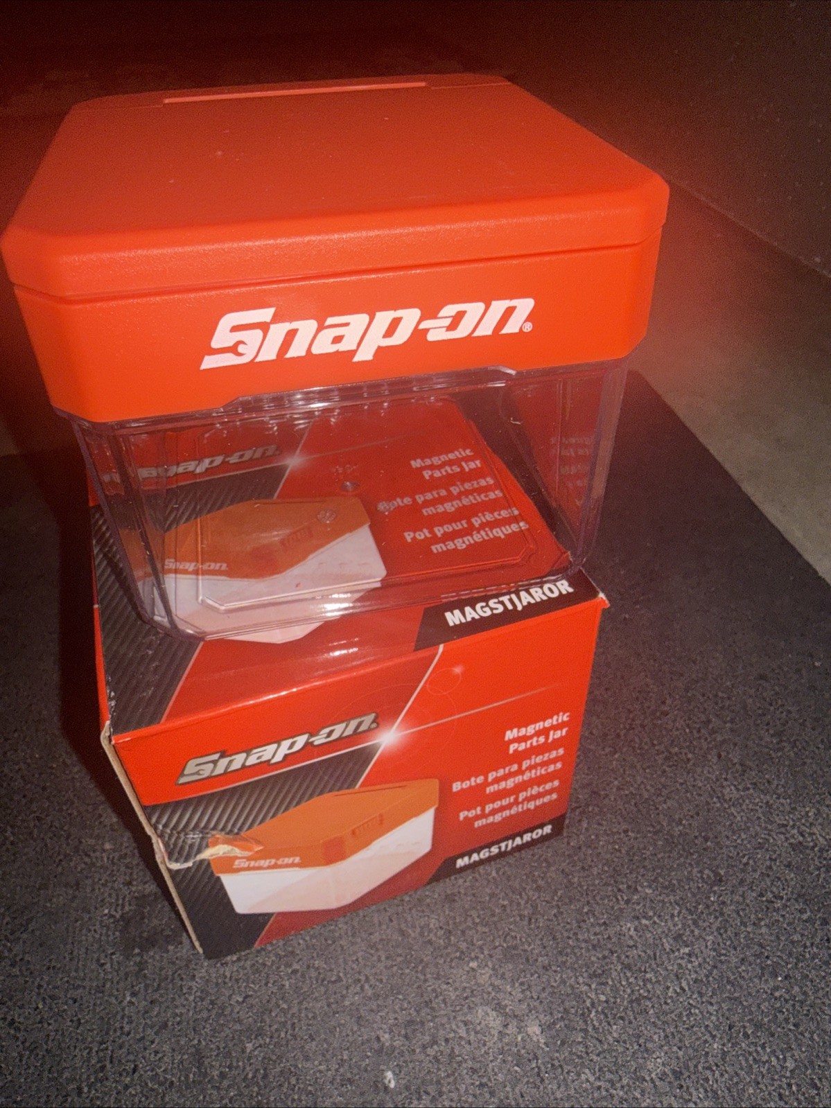 For Snap On Tools MAGSTJARor Magnetic Parts Jar Orange