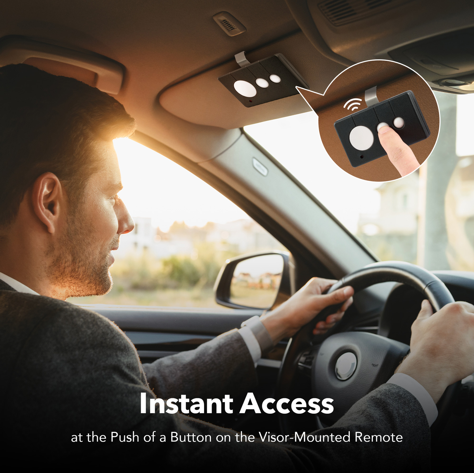 CO-Z Gate Opener Remote Control for 433.92 KHz Automatic Gate Garage Door Opener