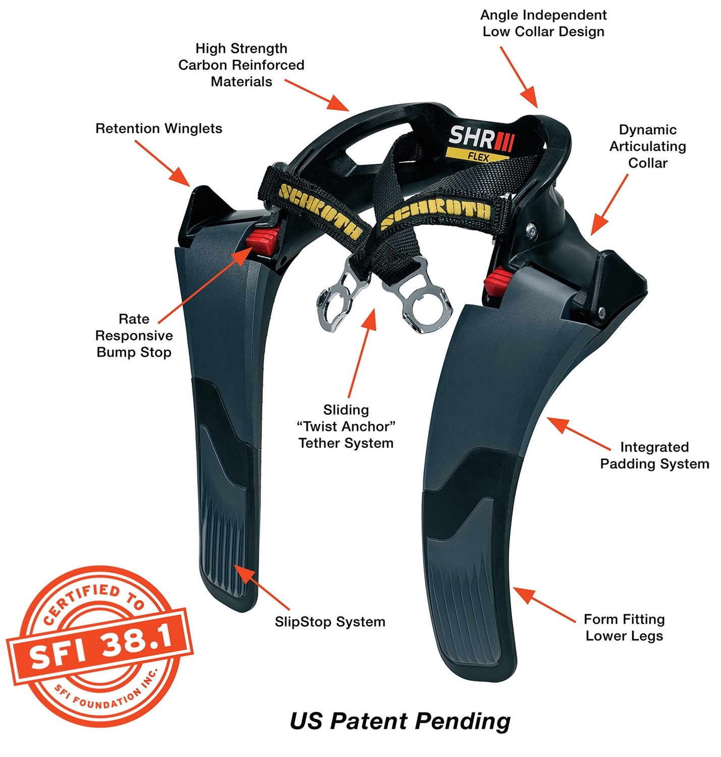 Schroth Racing SHR Flex Head and Neck Restraint Medium