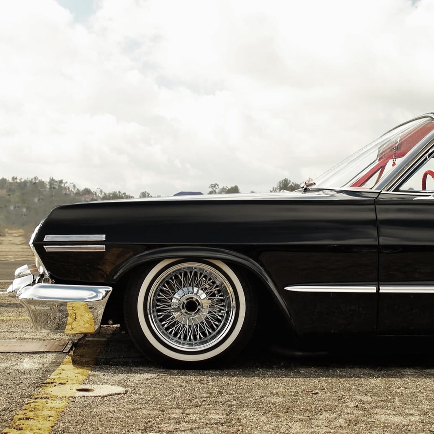 Set of 4 Travelstar UN106 155/80R13 79T 14mm White Wall A/S Passenger Car Tire