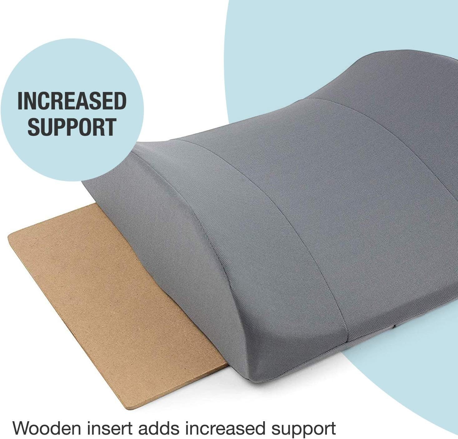 DMI Lumbar Support Pillow for Chair to Assist with Back Support 14x13x5