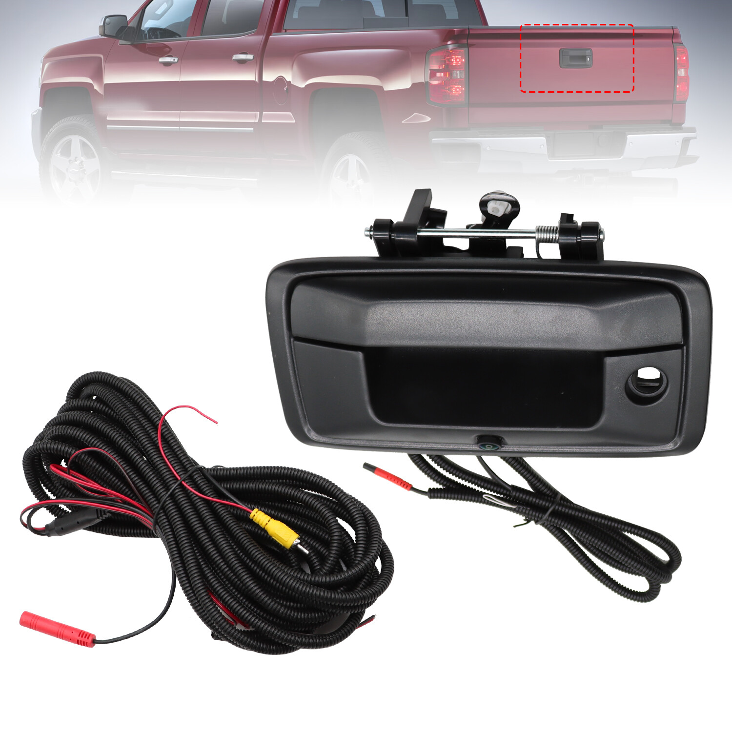 Backup Camera With Tailgate Handle For Chevy Silverado/GMC Sierra 1500 2014-2018