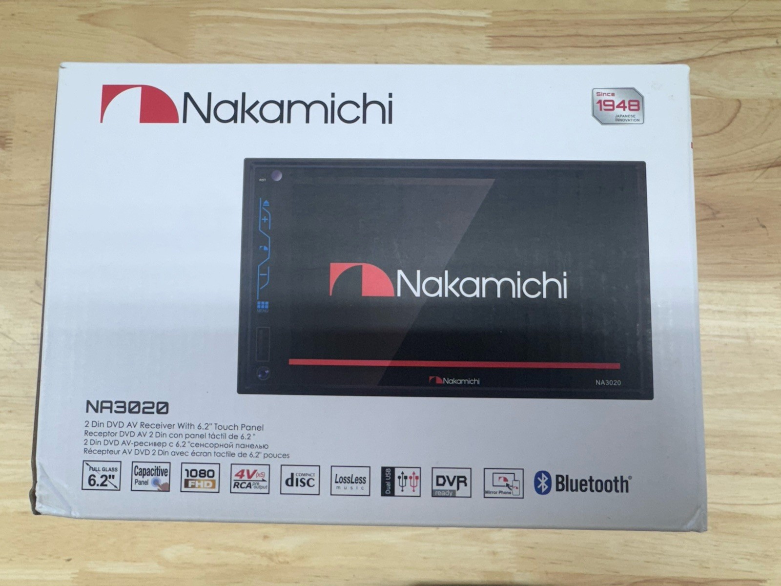 Nakamichi 2-DIN 6.2” Display & Backup Camera (NA3020/NC5L) CD DVD CAR RADIO BT