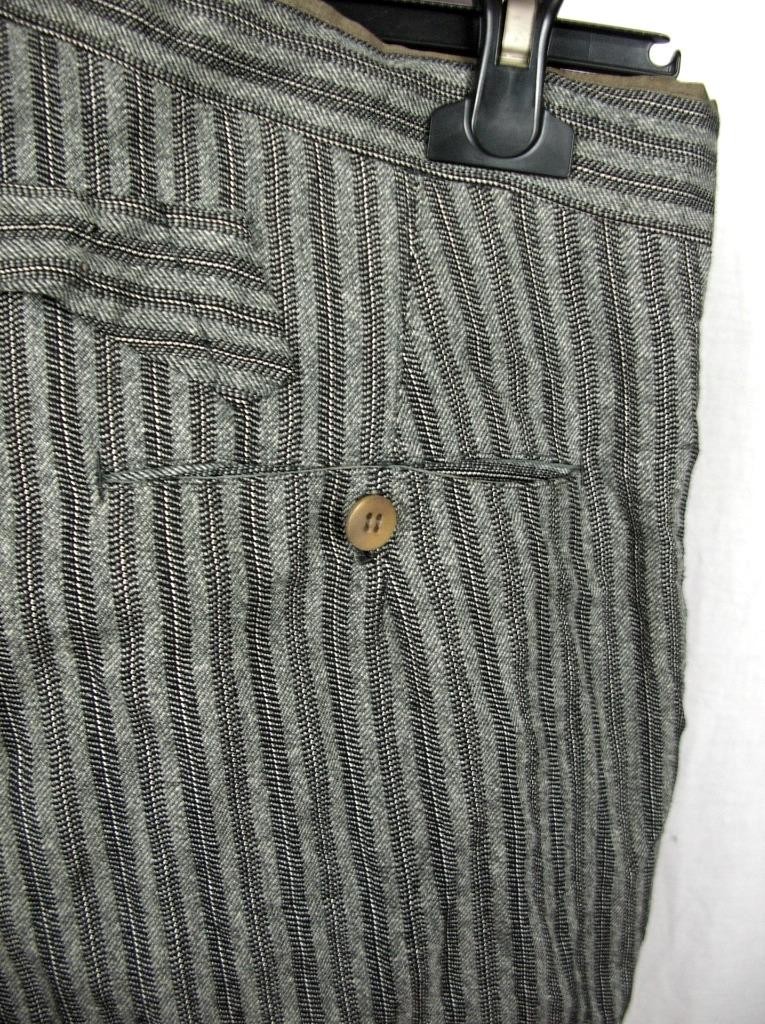 VINTAGE 1930 ITALY PRANDONI DI G.B. ROSTI PINSTRIPE BESPOKE TROUSERS PANTS