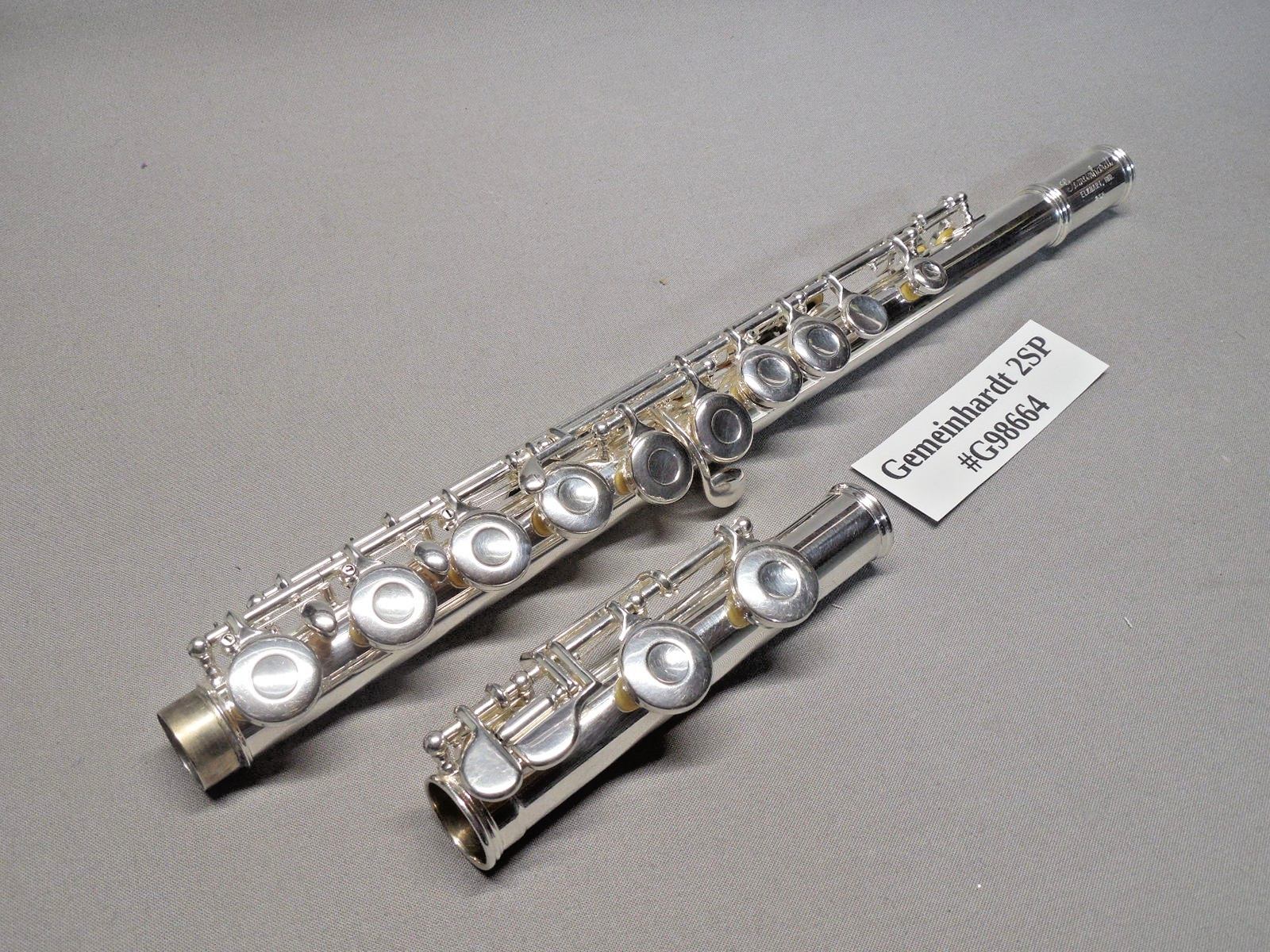 Gemeinhardt 2SP Silver Plated Flute w/ Case New Pads Polished Reconditioned