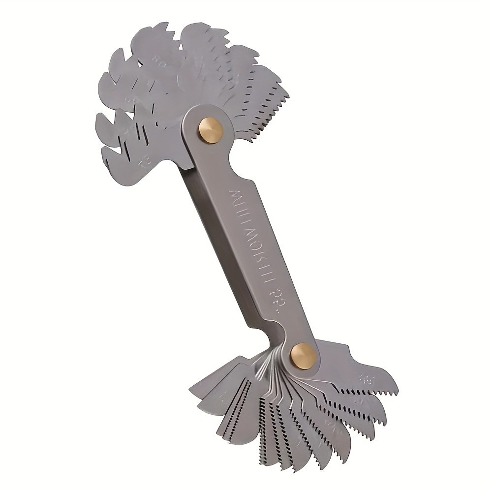 Multi-Size Thread Gauge - Metric & Imperial for Screw Thread Measurement（58pc）