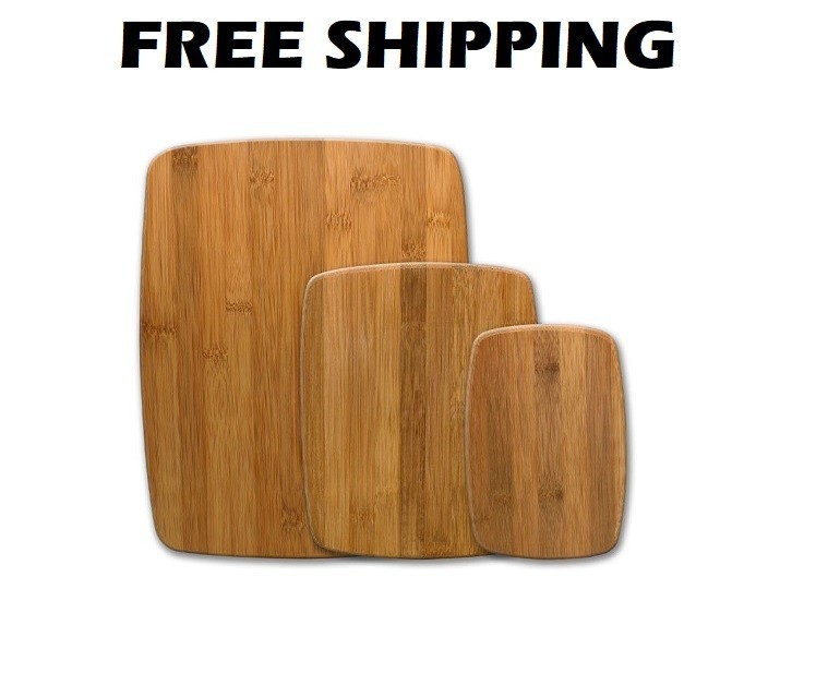Farberware Classic 3-Piece Bamboo Cutting Board Set