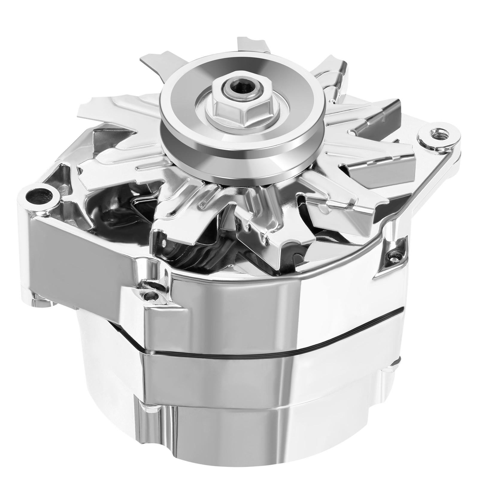 Alternator For Chrome BBC SBC Chevy 120Amp Street Rod GM 1 Wire 1975-1985 12V