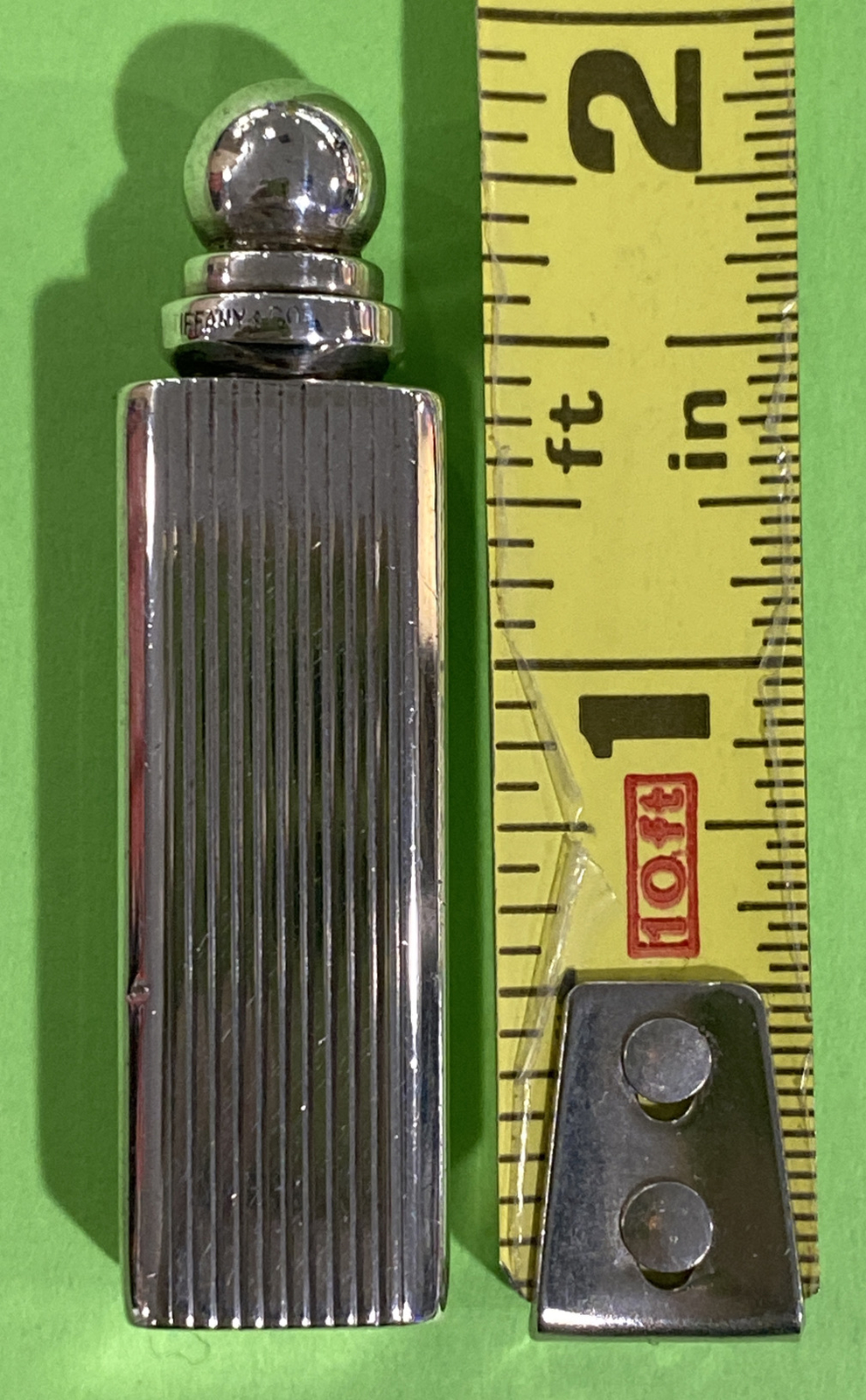 Tiffany & Co Sterling Silver Perfume Bottle Purse Travel Flask Vial Germany