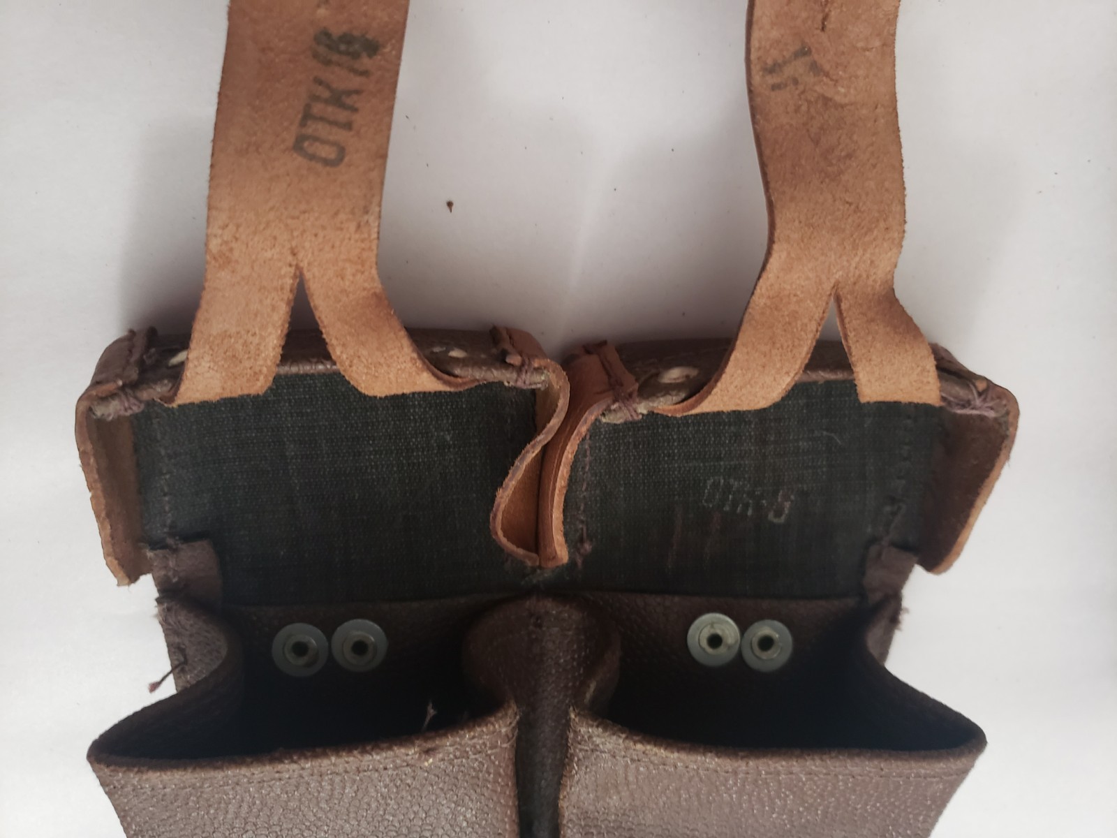 Pair of Russian Mosin Nagant 7.62x54 M91/30 Rifle Ammo Pouches Pouch Qty 2