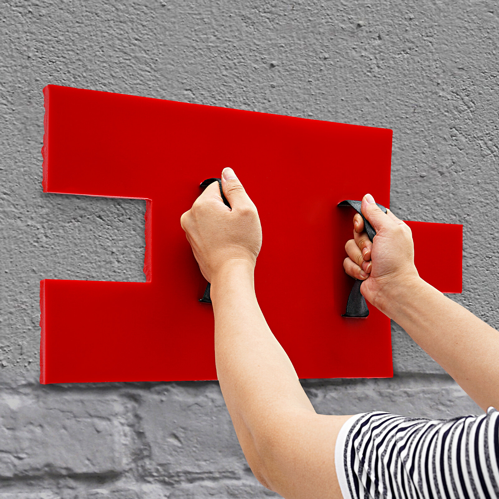 2X BIG Concrete Texturing Skin 22x12" Concrete Stamps Mats Set Concrete Stamping