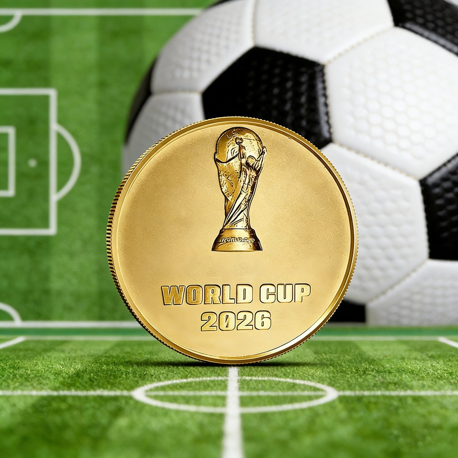 2026 FIFA WORLD CUP Commemorative Coin A Small Gift for Fellow Fans