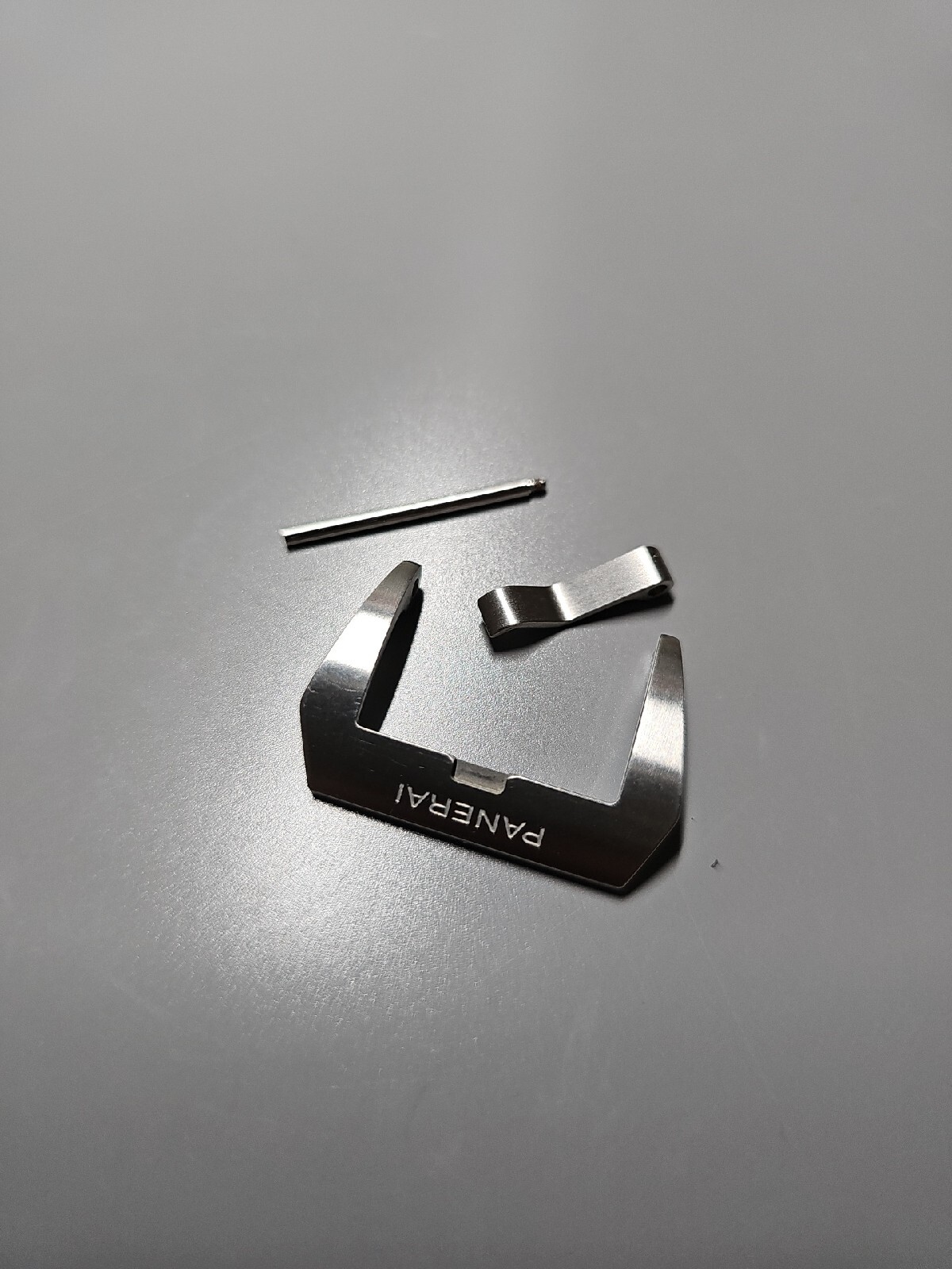 Panerai 22mm OEM Brushed Stainless Steel Tang Buckle 22MM PAV00627 SWISS MADE