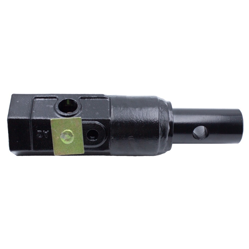 Auger Adapter Conversion 2 inch female Hex to 2" Male Round Auger Bit Bolt Pin