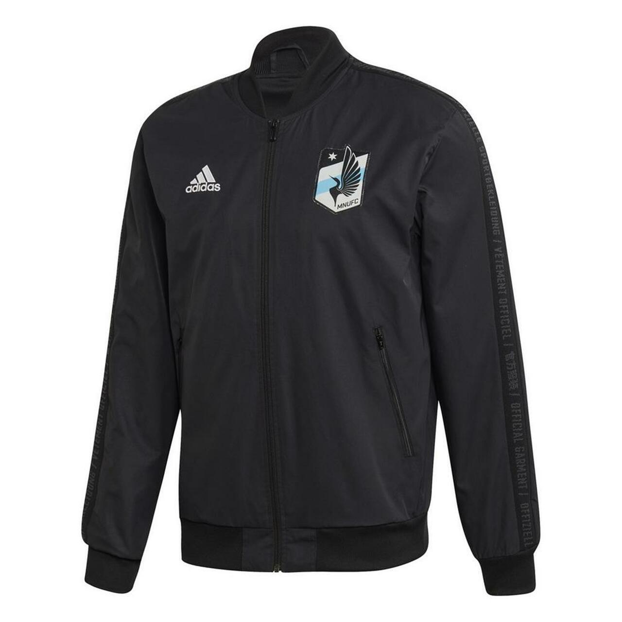 Adidas MLS Minnesota United FC Anthem Jacket Black DP4386