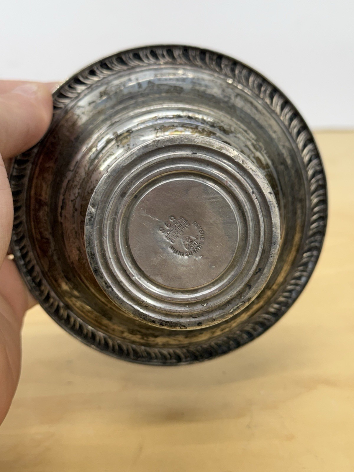 Revere Silversmiths Sterling Silver Weighted Compote 3” Tall #898