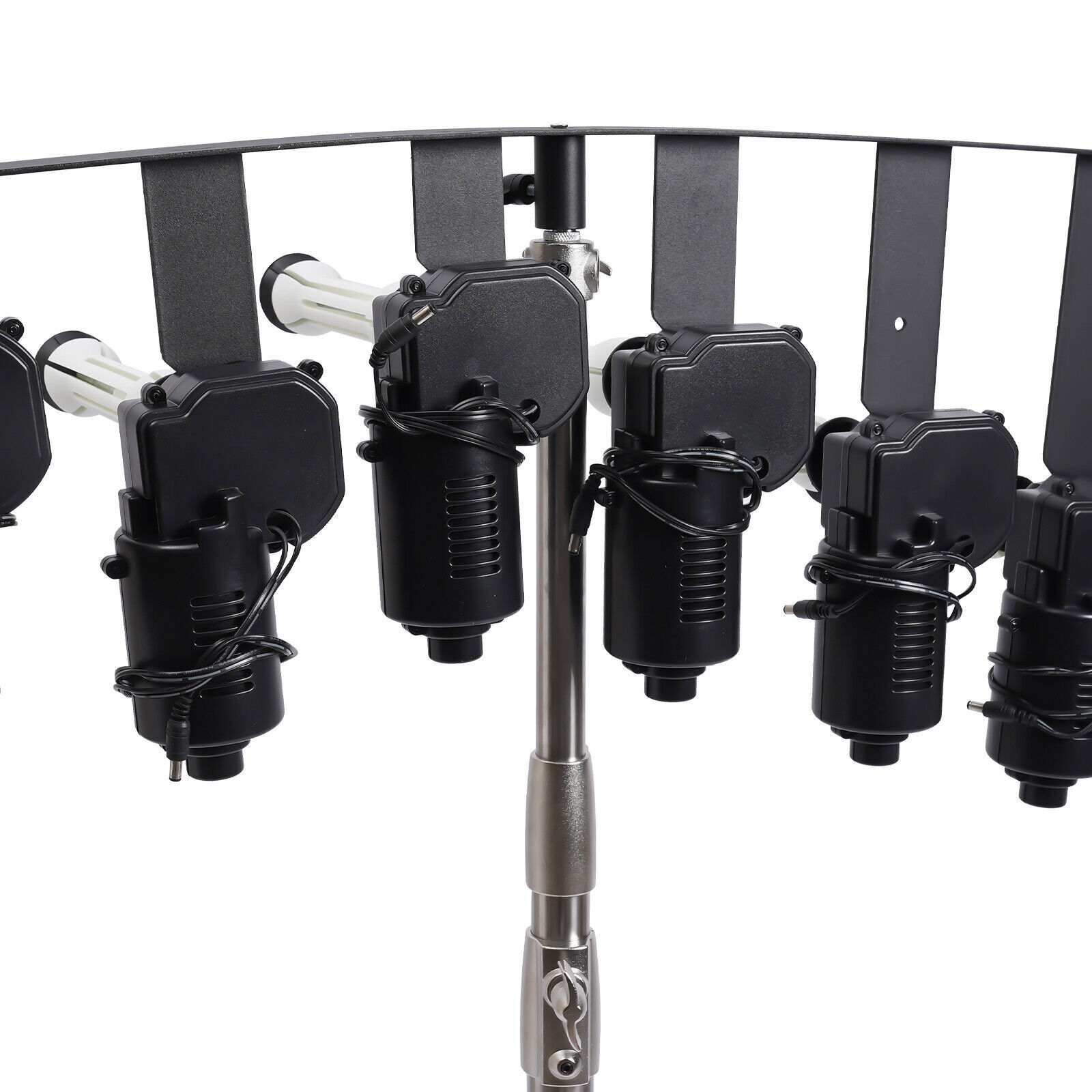Motorized 6-Roller Backdrop Support System Wall Mount Photo Video w/ Remote