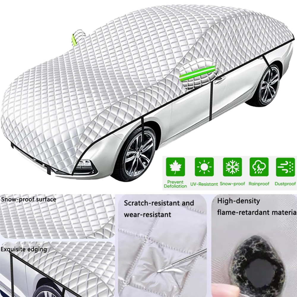 Car Roof Cover Hail Protector Waterproof Snow Proof Sunshield Outdoor Protective