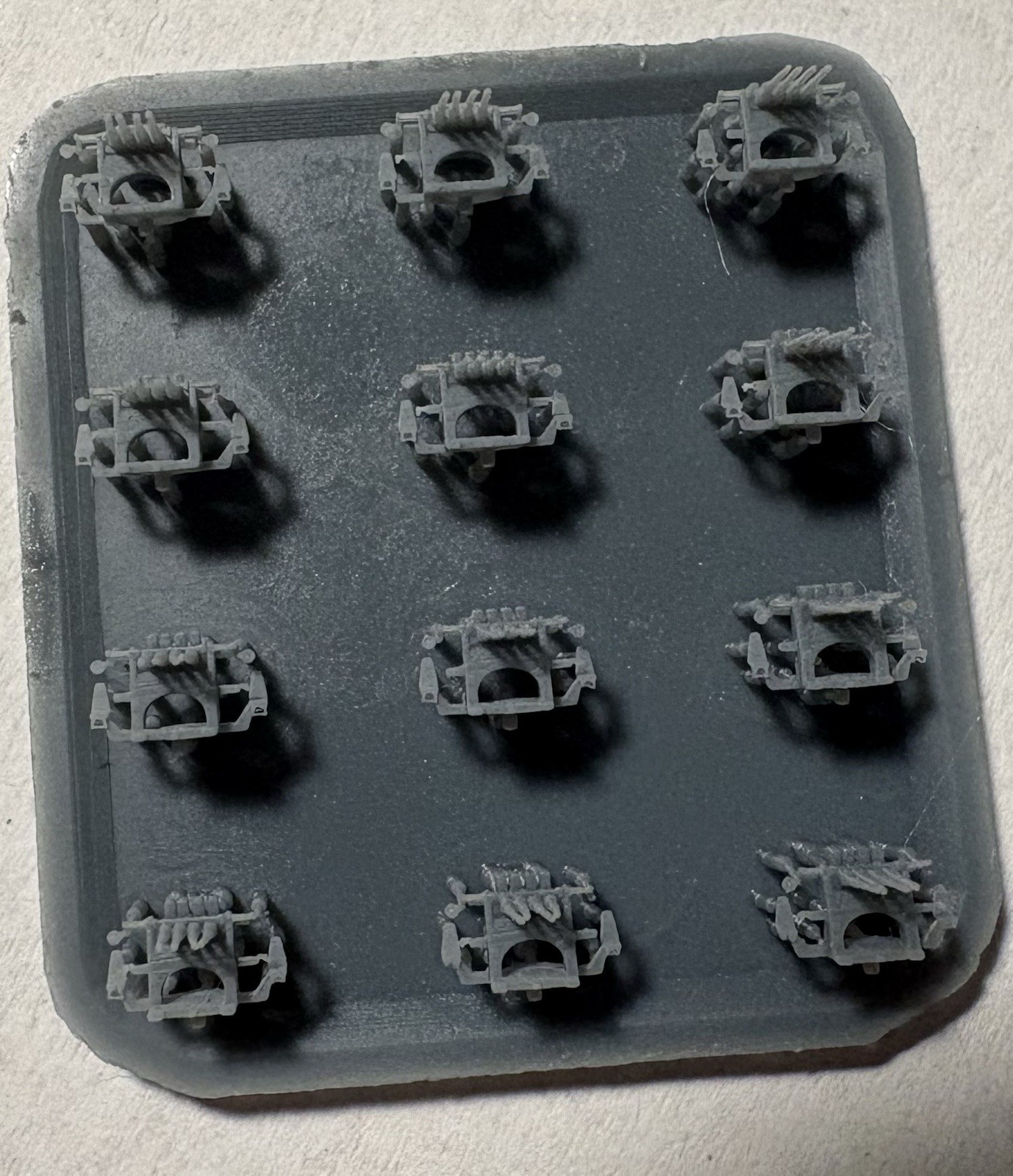 1/700 3D Printed Quad 1.1” “Piano Type” Early War AA Guns X 12