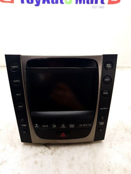 07 LEXUS GS450H INFO NAVIGATION DISPLAY SCREEN 2GRFSE 86111-30550