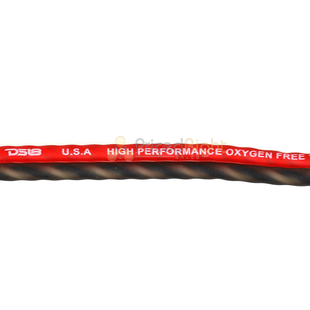 DS18 Ultra Flex 1 Ft RCA Cable 2 Ch Noise Rejection Competition Rated RCA1FT