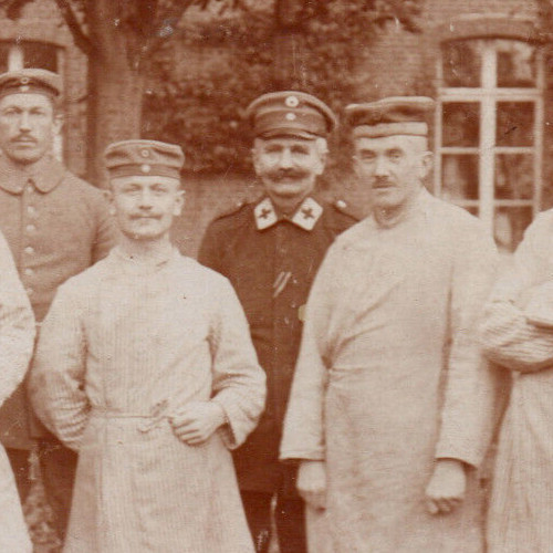 WWI German Soldiers Medic Uniform Real Photo Postcard RPPC Medical