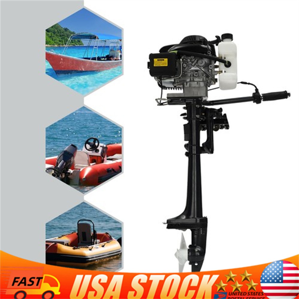 3HP 4-Stroke Outboard Motor Boat Engine Wind/Air Cooling Outboard Engine CDI
