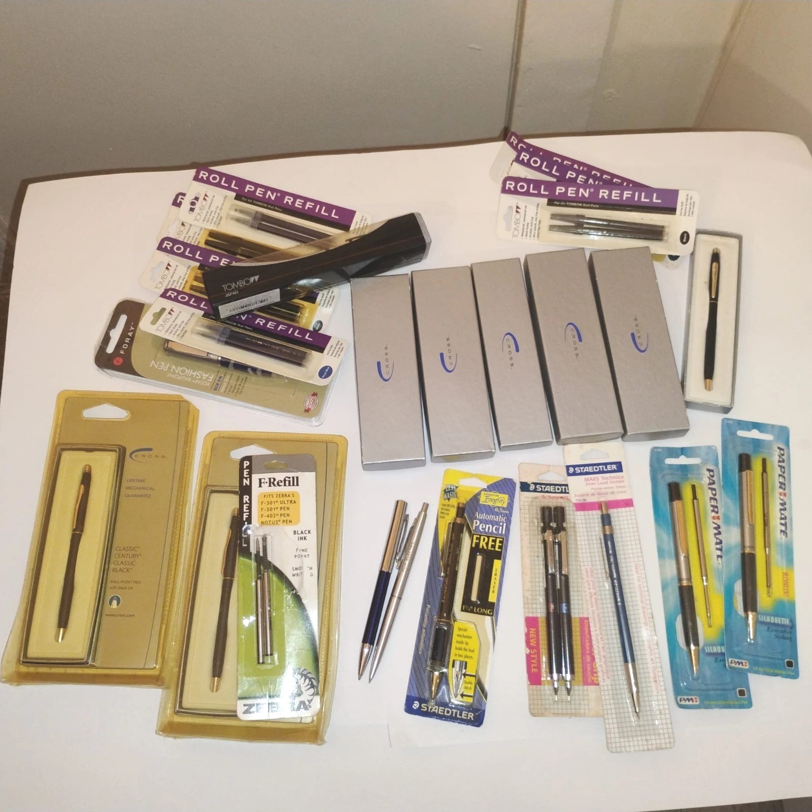 Cross Tombow Pilot vintage pens lot, used, free shipping