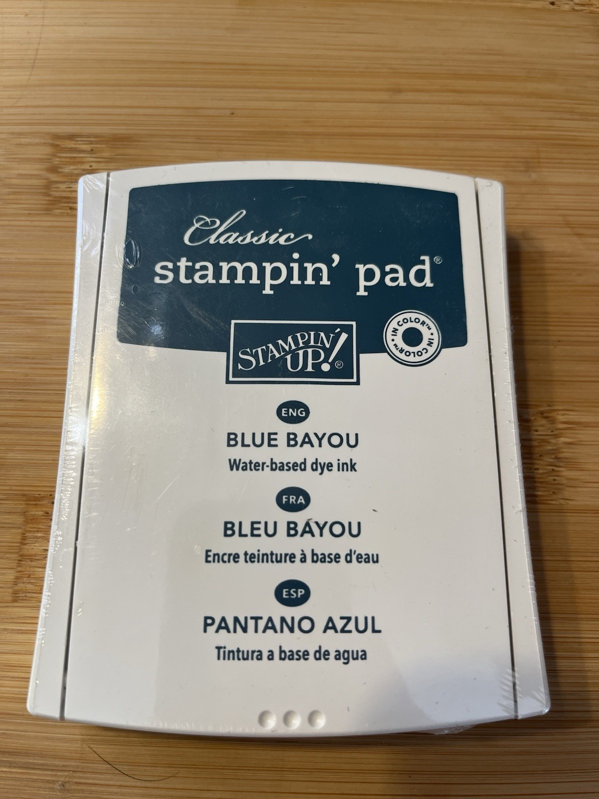 Stampin’ Up! Purely Blue Bayou Classic Stampin’ Pad Water-Based Dye Ink New