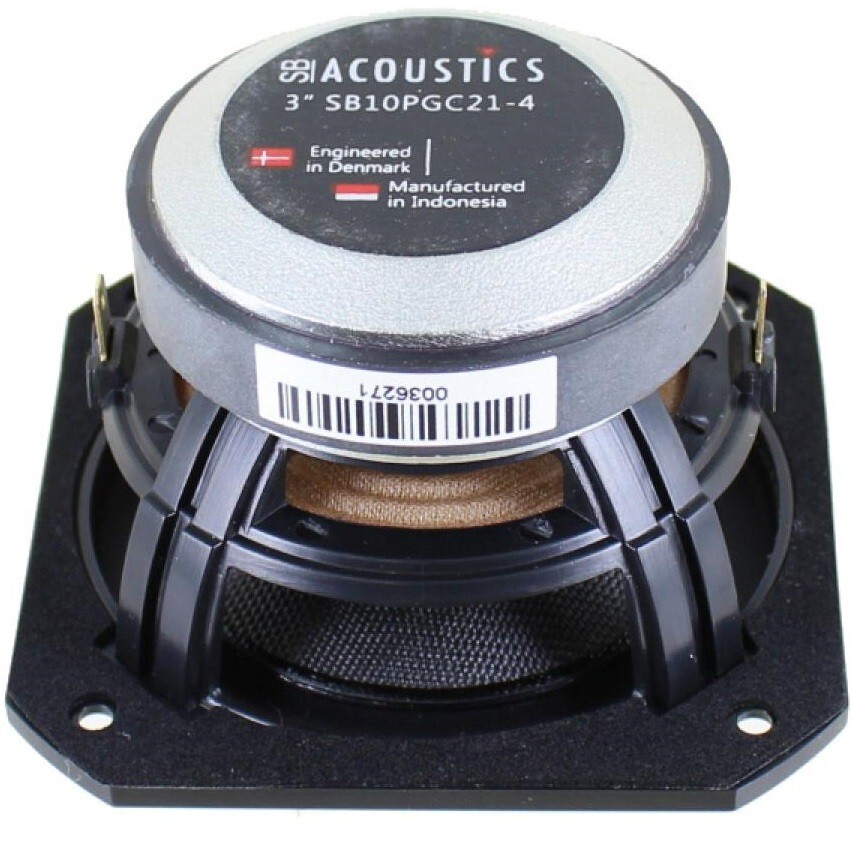 SB Acoustics 3" Full Range Replacement Speaker 3-Inch SB10PGC21-4 4 Ohm