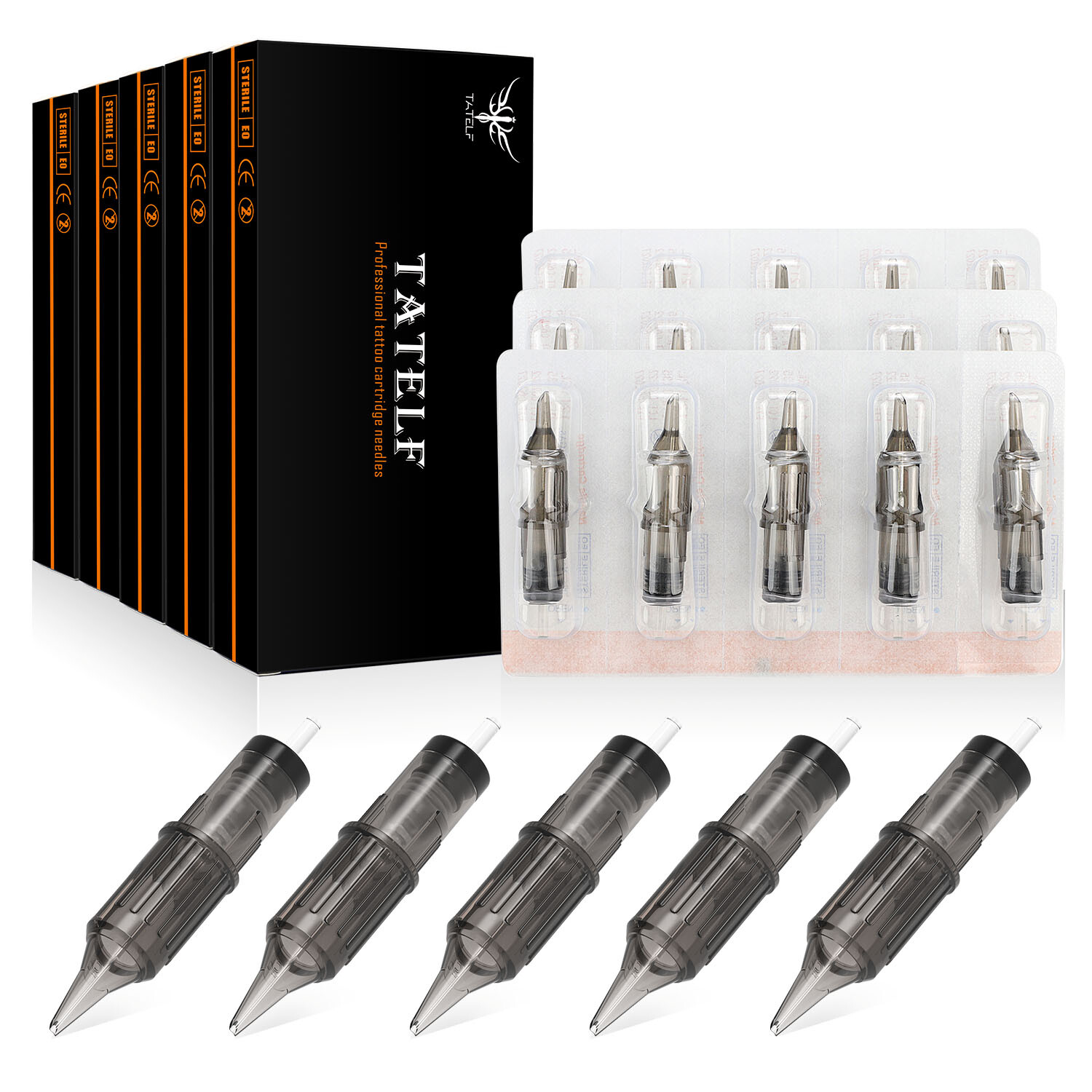 20/50/100Pcs Disposable Needle Cartridge Sterile Tattoo Needle RL,RS,M1,RM0.35mm