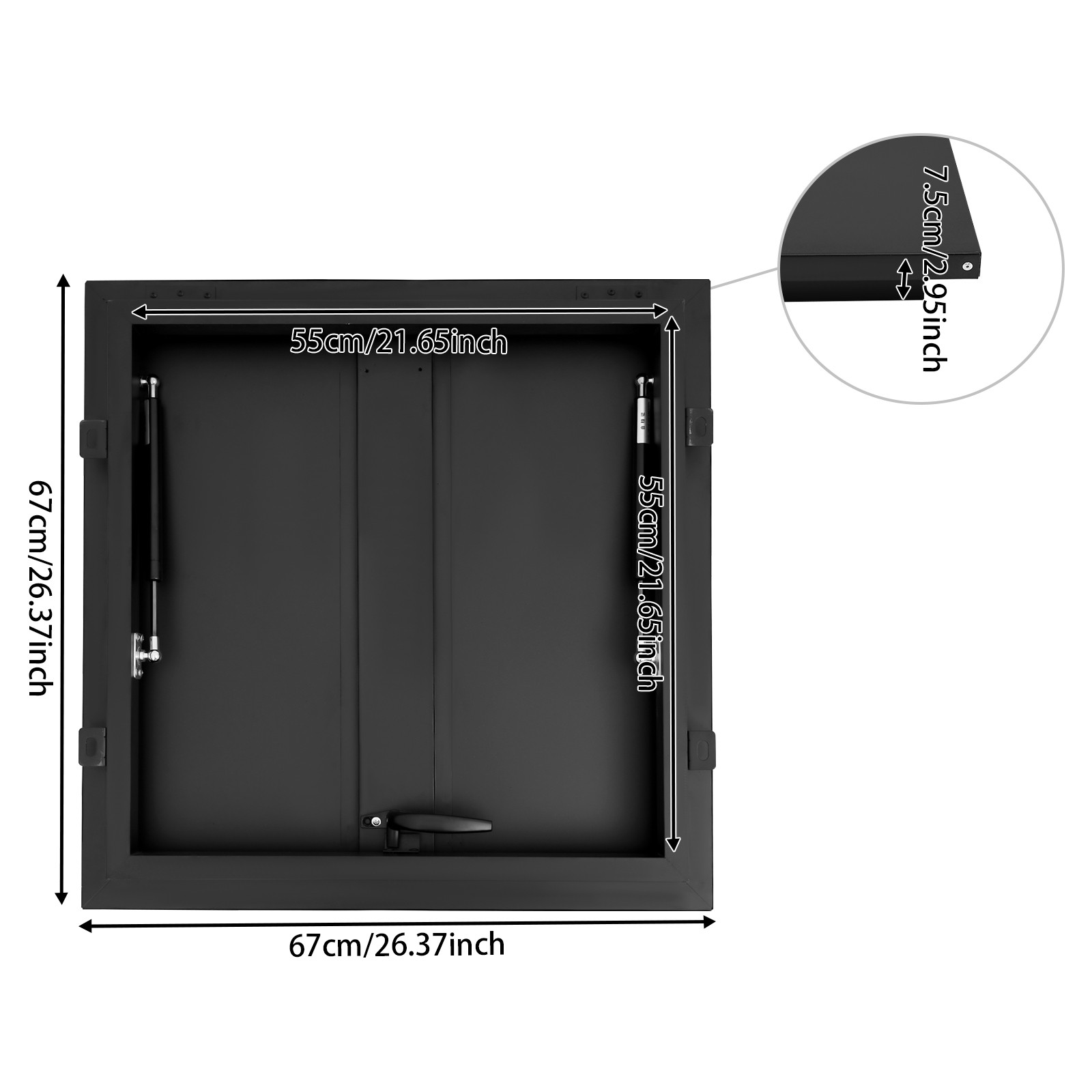 Roof Hatch Camper Opening Vent Skylight Access for Residential/Commercial Builds