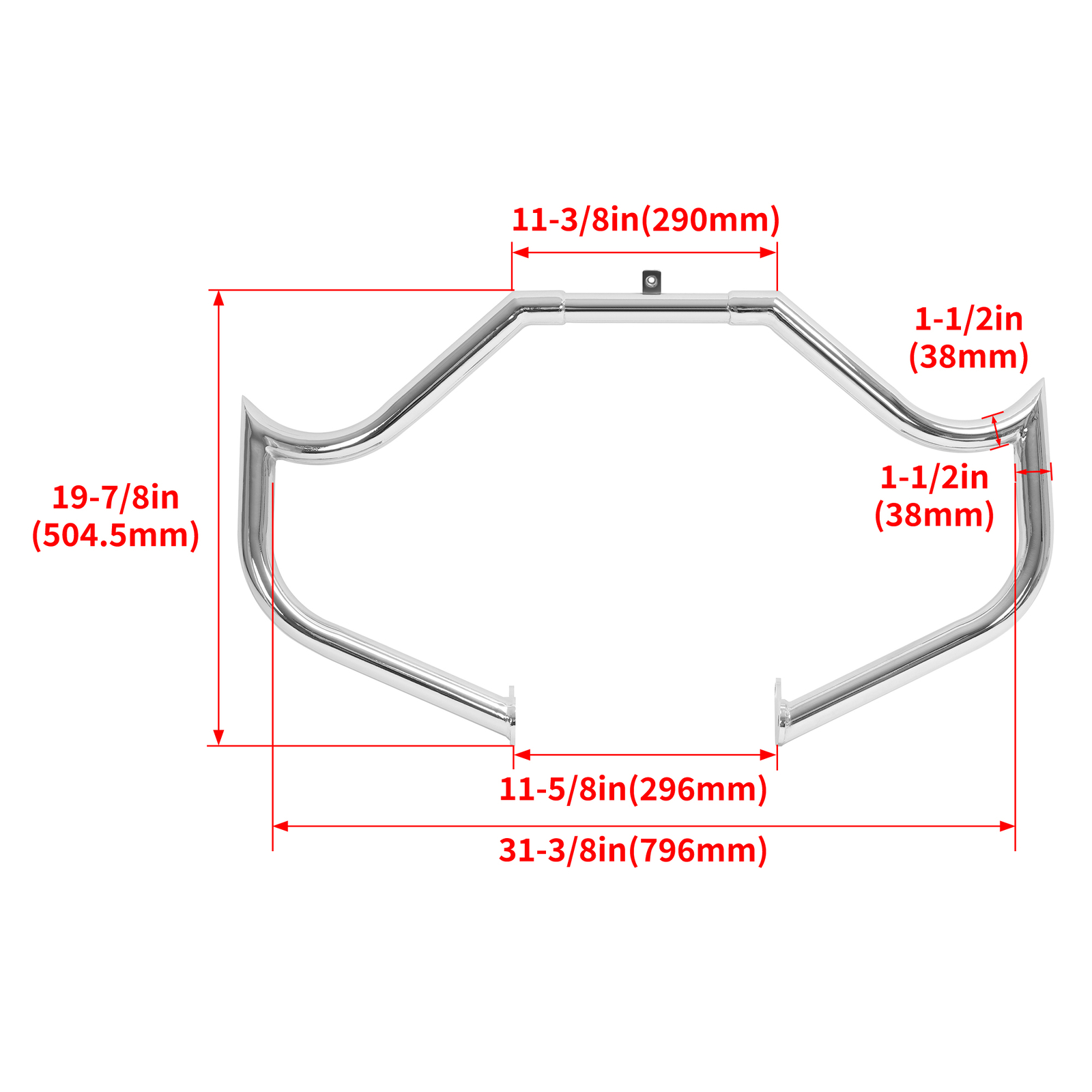 For Harley Touring Road King Electra Glide 97-up Engine Guard Highway Crash Bar