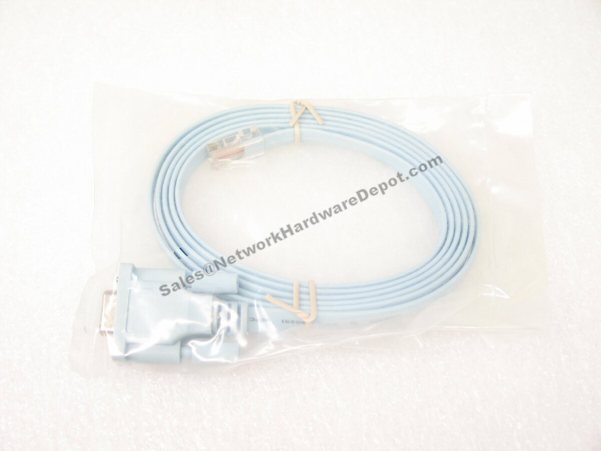 Cisco *LOT OF 2* Console Cable *NEW* RJ45 to DB9 Routers & Switches 72-3383-01