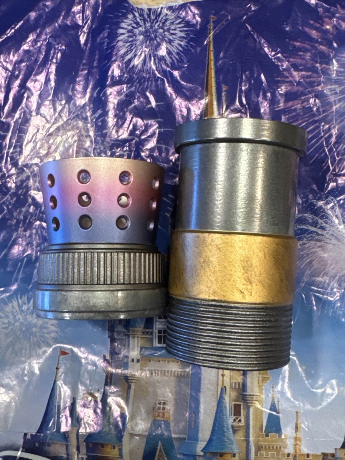 2 Piece Disney's Galaxy's Edge Lightsaber Parts Scrap Metal Savi's Workshop