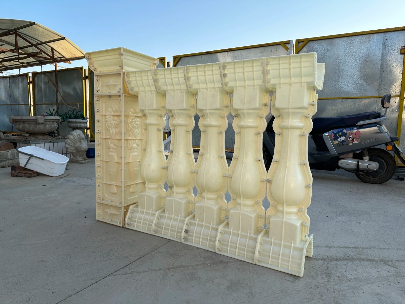 89cm roman column railing mold balcony guardrail vase handrail cement pillar fen