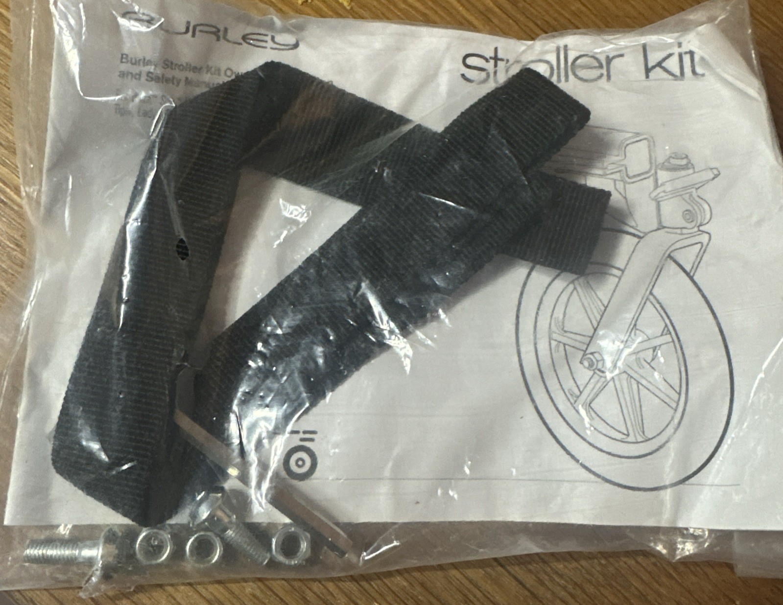 Used Burley Stroller Kit-To Convert Kid's Bicycle Trailer Into A Stroller