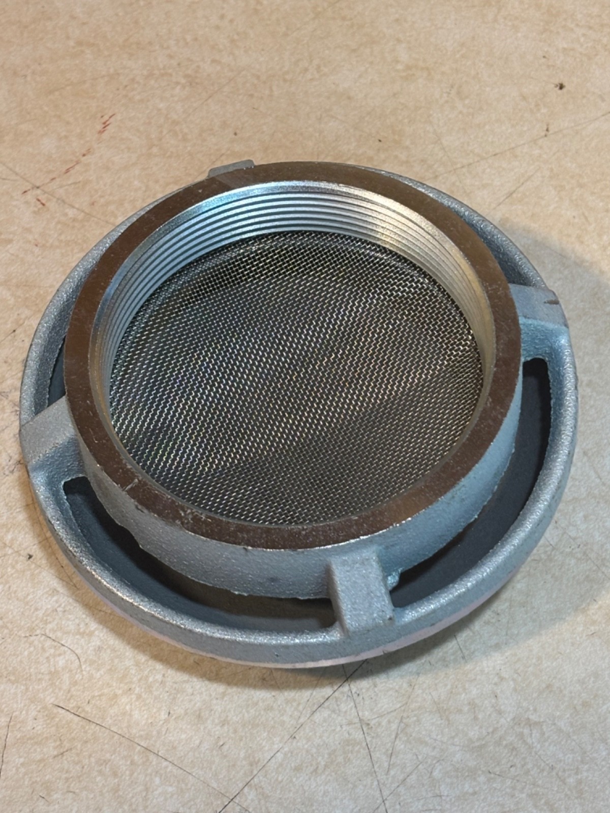 4" RWB Mushroom Vent Cap with Screen Rust-Resistant Galvanized Plated Iron 14028