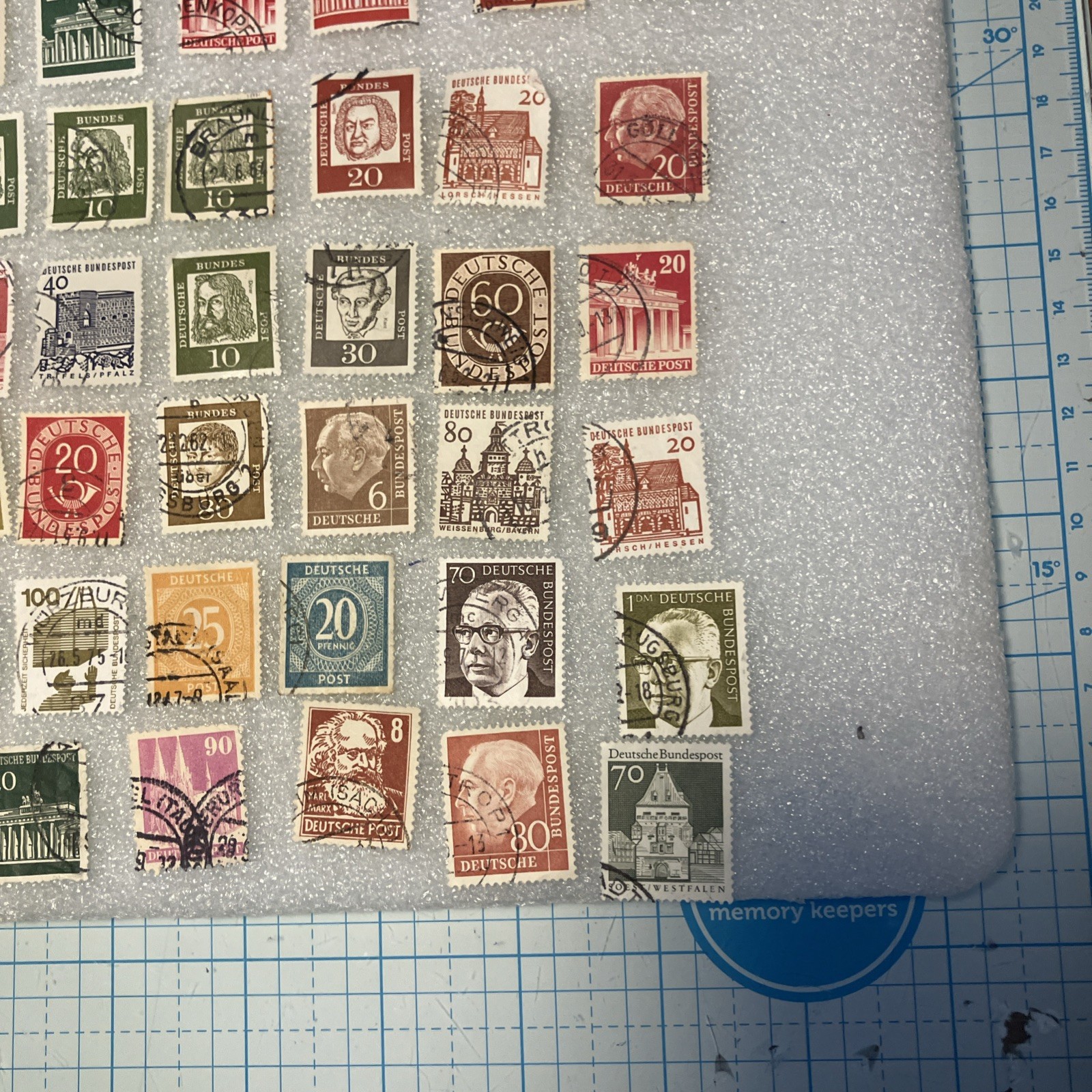 55 USED/Cancel Small West Germany Deutsche Bundespost 1945-1985 Stamps. $1Ships.
