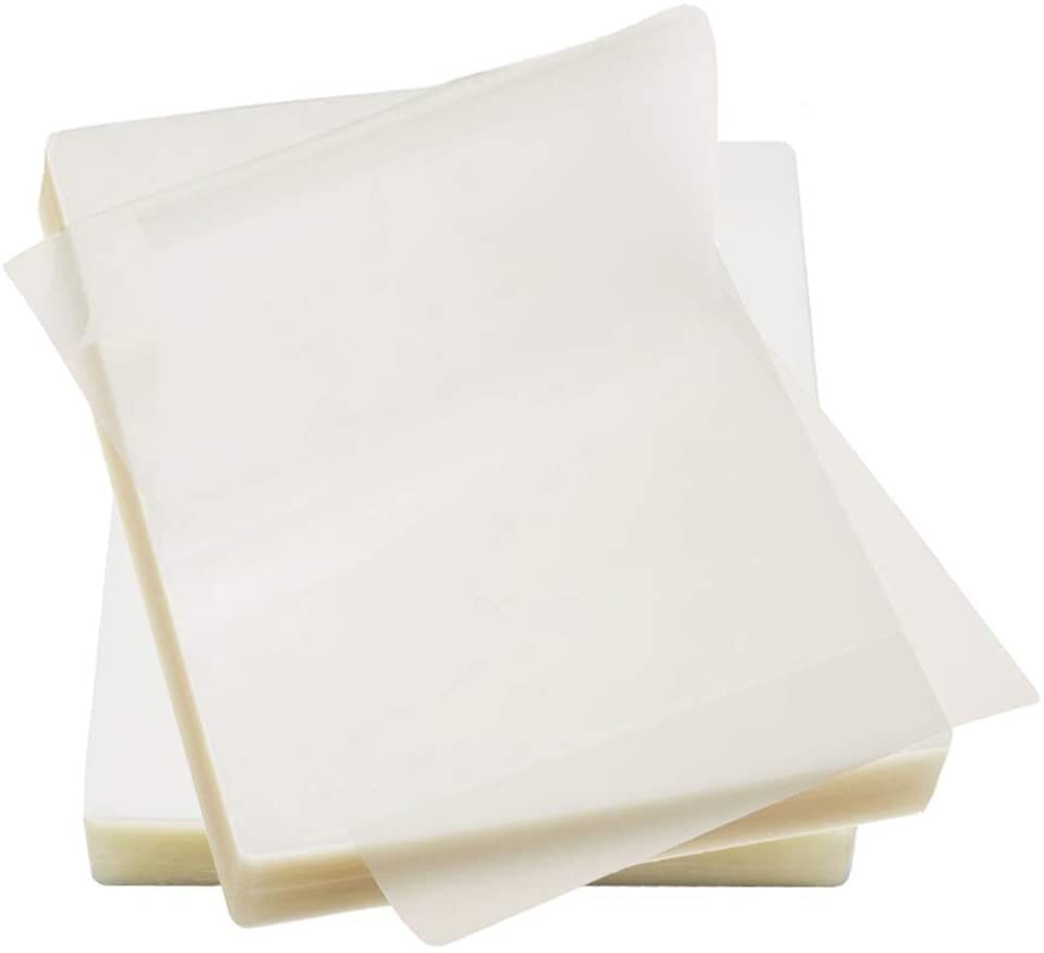 9" x 11.5" Clear Thermal Laminating Pouches Letter Size Laminator Sheets 3 Mil