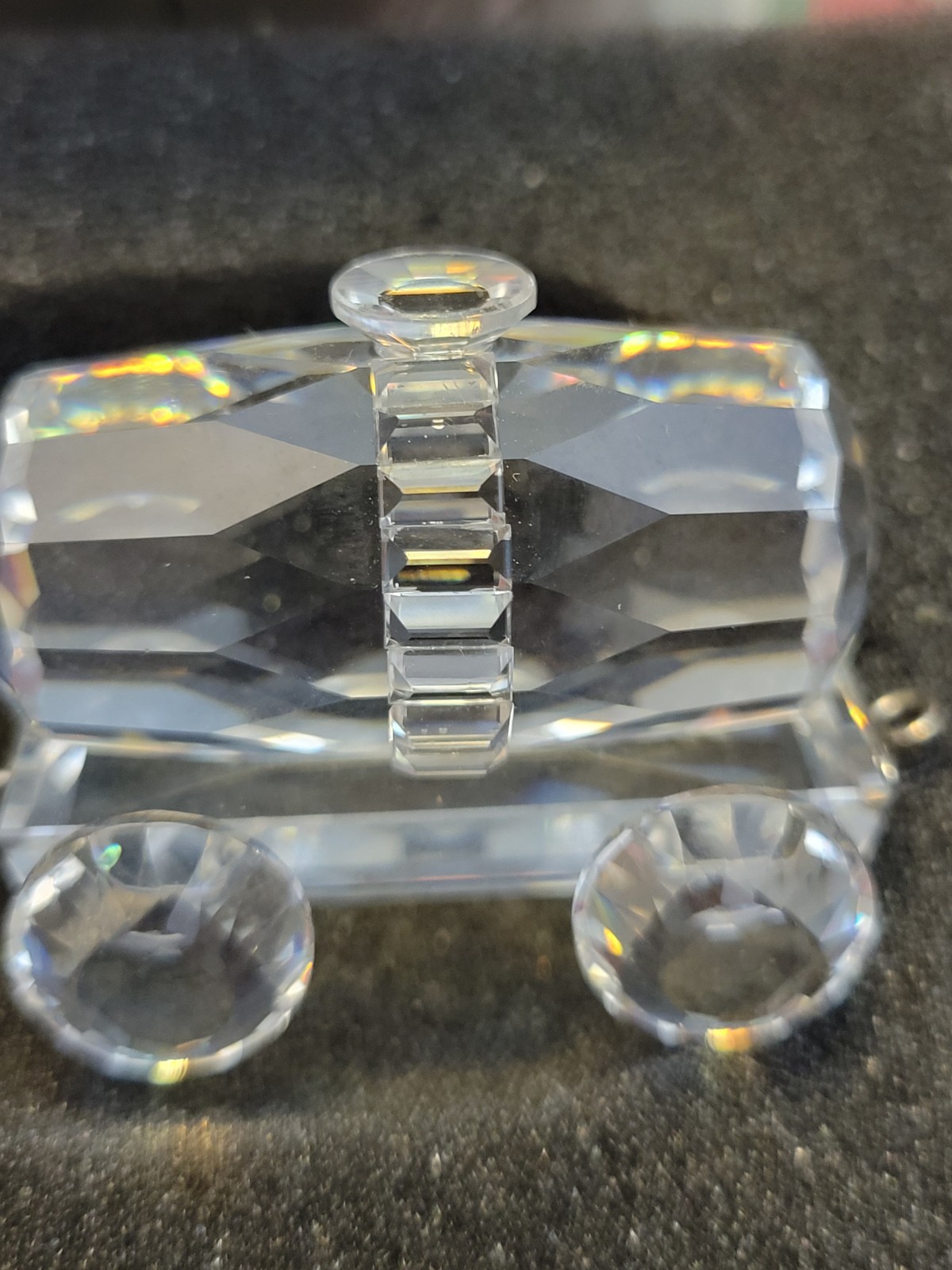 Swarovski Figurine 215170 Train Tank Car 5cm. Excellent Condition Original Box